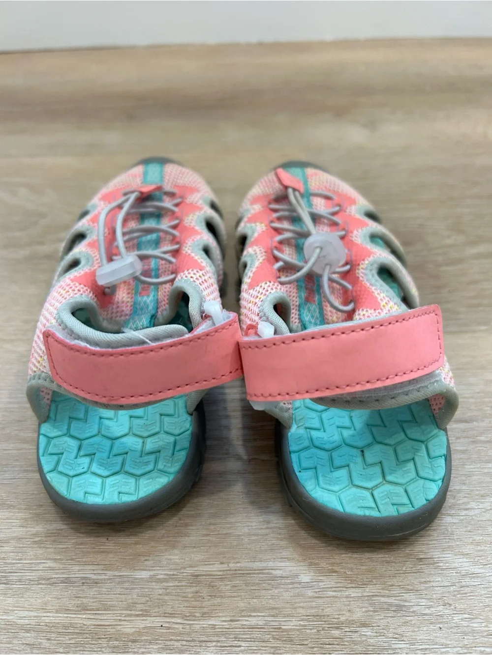 Northside Kids Pink & Teal Athletic Sandals size 3